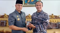 Perkuat Sinergi Perbatasan, Bupati Anambas Sambut Kedatangan Danlanudal Matak
