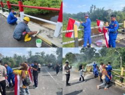 Aksi Nyata Tim Satpolairud Bersama Warga Merevitalisasi Jembatan Lama Dukung Program Pemerintah