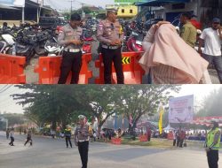 Amankan Jalannya Upacara HUT ke-81 RI Satlantas Polres Natuna Siagakan Personel Di Pantai Piwang