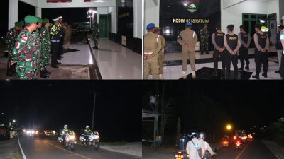 Perkuat Kamtibmas, TNI-Polri Dan Satpol PP Gelar Patroli Gabungan di Wilayah Perbatasan