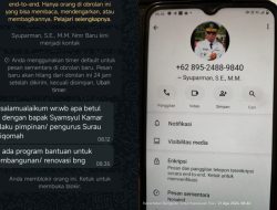 Waspada Modus Penipuan, Nama Camat Bungtim Suparman Dicatut