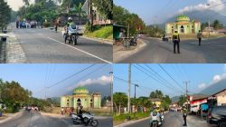 Satlantas Polres Natuna Turut Meriahkan Pawai HUT ke-19 Kelurahan Ranai Darat