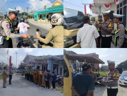 Satlantas Bersama Samsat, Jasa Raharja Dan BPKAD Natuna Sosialisasikan Kelengkapan Surat Kendaraan