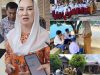 Antisipasi Terserang ISPA, UPTD Puskesmas Pulau Tiga Barat Bagikan Masker Gratis Ke Sekolah dan Warga