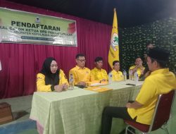 Raja Bayu Febri Gunadian Resmi Mendaftar sebagai Kandidat Ketua DPD Partai Golkar Anambas