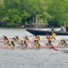 Lomba Sampan Naga Semarakkan Pesta Rakyat Kemerdekaan HUT RI Ke 81 Desa Kuala Sempang