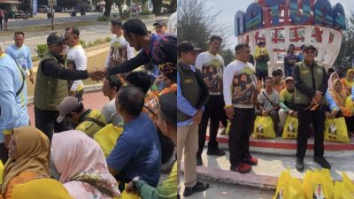 KPDN Kembali Bagikan Ratusan Paket Sembako Kepada Para Petugas Kebersihan