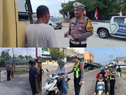 Jelang Akhir Masa Pemutihan Pajak Satlantas Polres Natuna dan UPTD PPD Terus Ingatkan Masyarakat