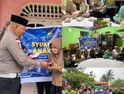 Peringatan Hari Lalu Lintas Satlantas Polres Natuna Gelar Syukuran dan Doa Bersama Anak Yatim Piatu