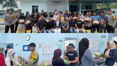 Kapolres Natuna Bantu Ekonomi Relawan SPPG Dimasa Libur Kegiatan