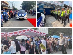 Satlantas Polres Natuna Laksanakan Giat Pamturlalin Rute Karnaval Budaya