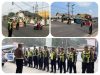 Satlantas Laksanakan Giat Pamturlalin Agar Upacara HUT ke-27 Kabupaten Natuna Berjalan Lancar Dan Aman