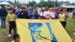 Laga Sepak Bola Dan Bola Volly Piala Bupati Cup 2026, Pertandingan Putra Putri Mitra FC Unggul