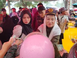Operasi Pasar Murah Pemkab Natuna, Diserbu Ibu-ibu Walaupun Kondisi Hujan