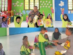 Polres Natuna Berikan Keceriaan Bagi Anak-Anak TK RA Nurul Iman