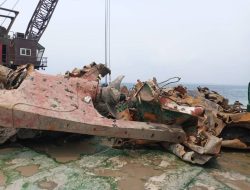 Bangkai Kapal Tanker MT Silver Sincere Selesai Diangkat, Jalur Pipa Dan Kabel Optik Di Perairan Bintan Aman