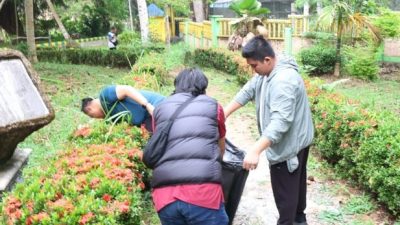 Taman Kolam Air Mancur Kijang Kotor, Gubernur Kepri Dan Bupati Bintan Turun Tangan Gotong Royong